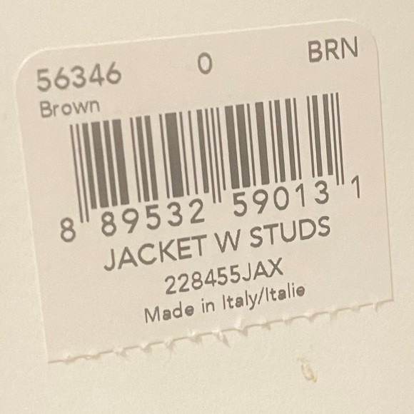 Coach lamb suede leather jacket with studs - Picture 13 of 13